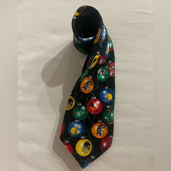 Warner Bros. Other - Men's Christmas Bulb Looney Tunes Tie